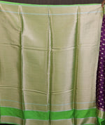 Load image into Gallery viewer, Magenta Soft Chanderi Silk Saree with Parrot Green Border - Keya Seth Exclusive