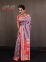 Load image into Gallery viewer, Lavender Bomkai Tussar Saree - Keya Seth Exclusive