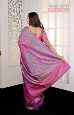 Load image into Gallery viewer, Mauve Pashmina Silk Saree - Keya Seth Exclusive
