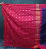 Load image into Gallery viewer, Navy Blue and Pink Dola Silk Saree - Keya Seth Exclusive