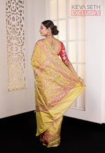 Load image into Gallery viewer, Pesta Green Pashmina Silk Saree - Keya Seth Exclusive
