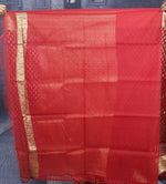 Load image into Gallery viewer, Red Soft Tissue Saree with Butta Work - Keya Seth Exclusive
