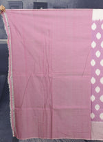 Load image into Gallery viewer, Pink and White Cotton Ikkat Saree - Keya Seth Exclusive