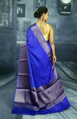 Load image into Gallery viewer, Royal Blue Mahapar Chanderi Saree - Keya Seth Exclusive