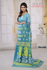 Load image into Gallery viewer, Rama Green Jamdani Saree - Keya Seth Exclusive