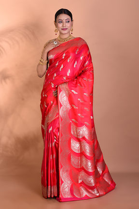 Stunning Pink Banarasi Saree - Keya Seth Exclusive