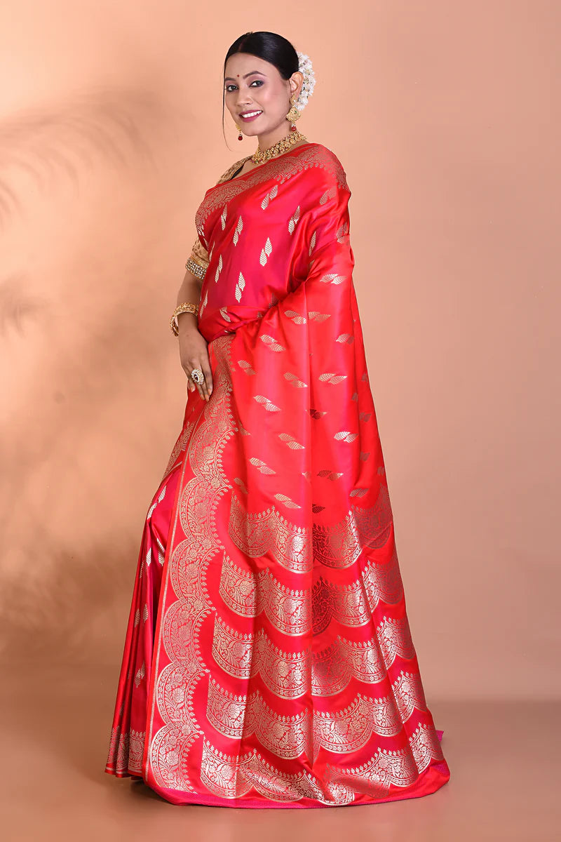 Stunning Pink Banarasi Saree - Keya Seth Exclusive