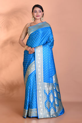 Blue Banarasi Saree - Keya Seth Exclusive