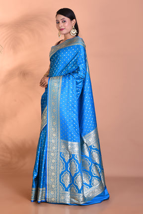 Blue Banarasi Saree - Keya Seth Exclusive