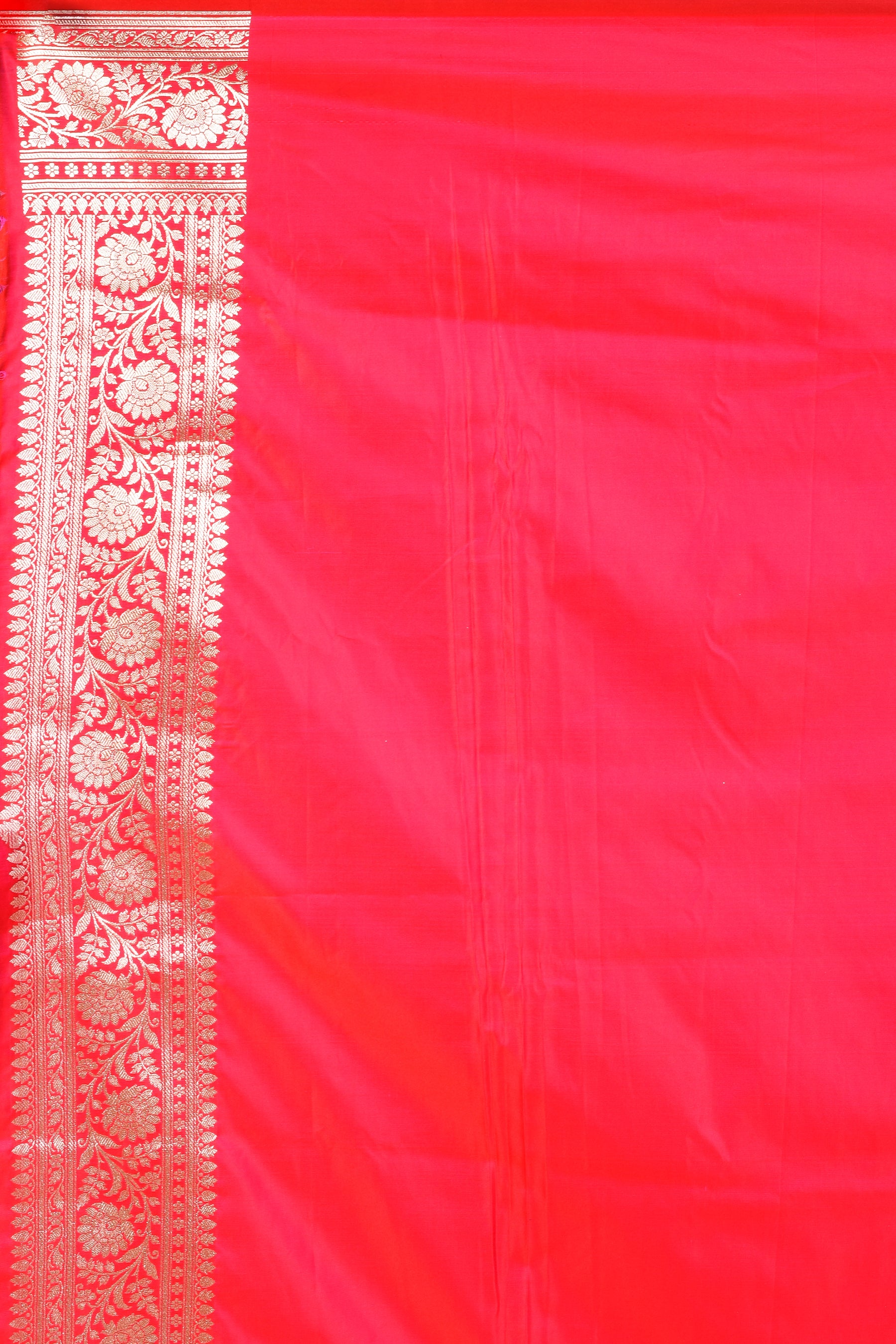 Candy Red Banarasi Saree - Keya Seth Exclusive