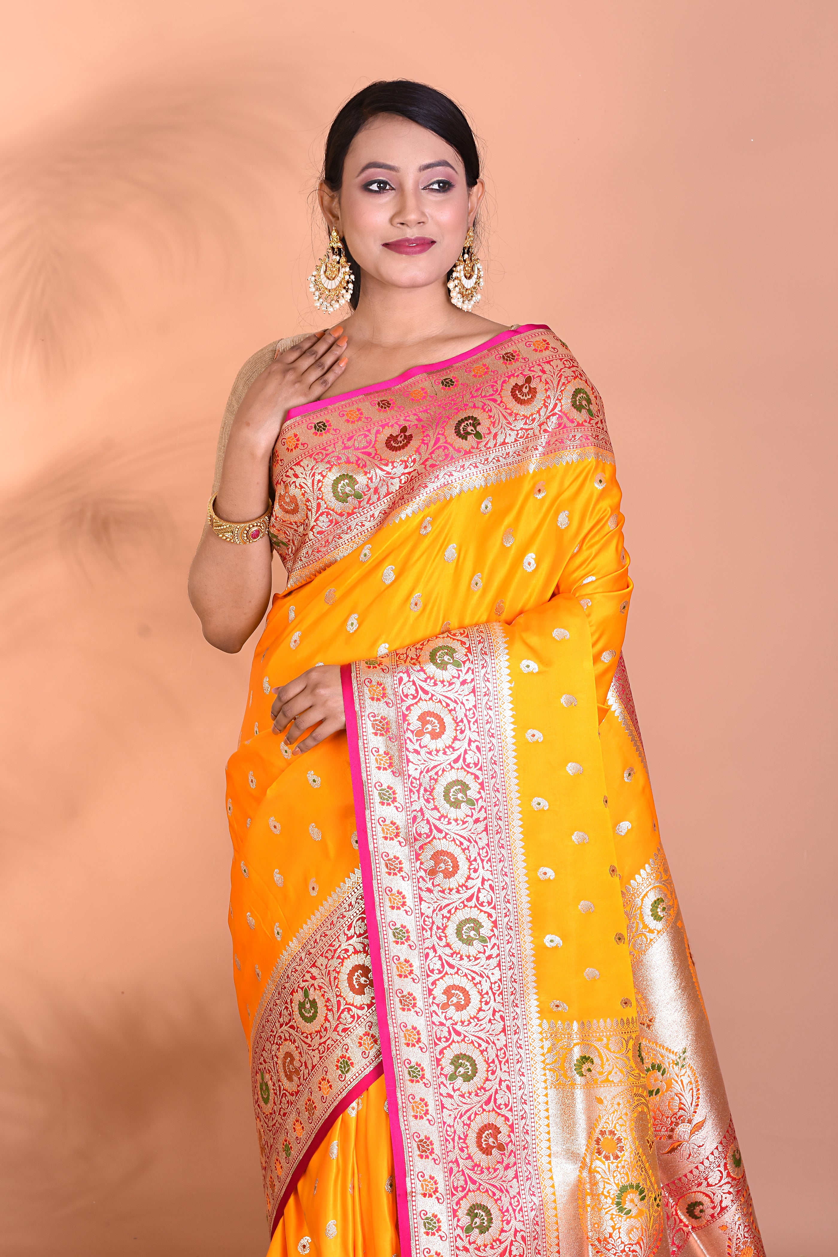 DesignerYellow Banarasi Saree - Keya Seth Exclusive