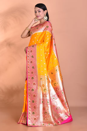 DesignerYellow Banarasi Saree - Keya Seth Exclusive