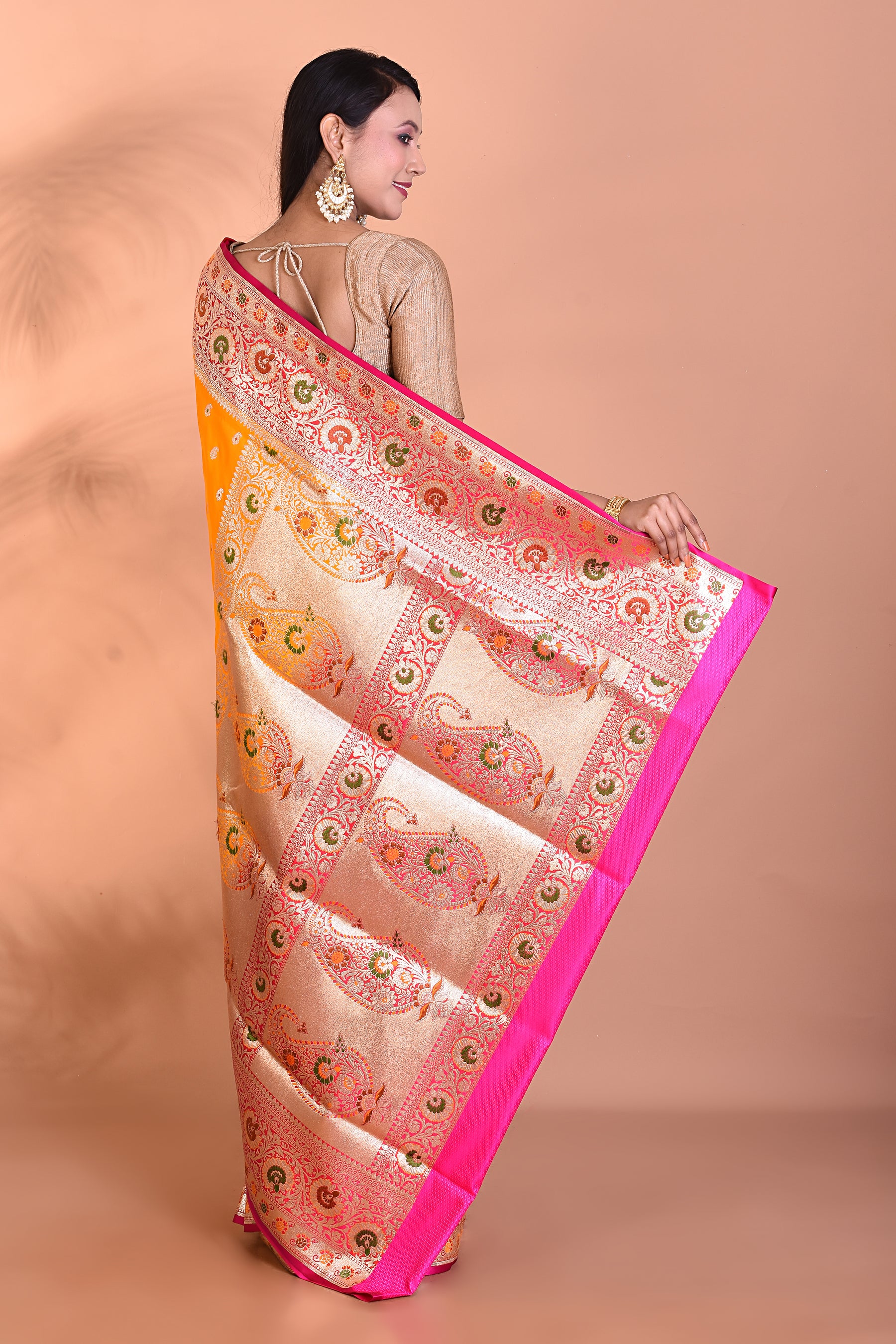 DesignerYellow Banarasi Saree - Keya Seth Exclusive