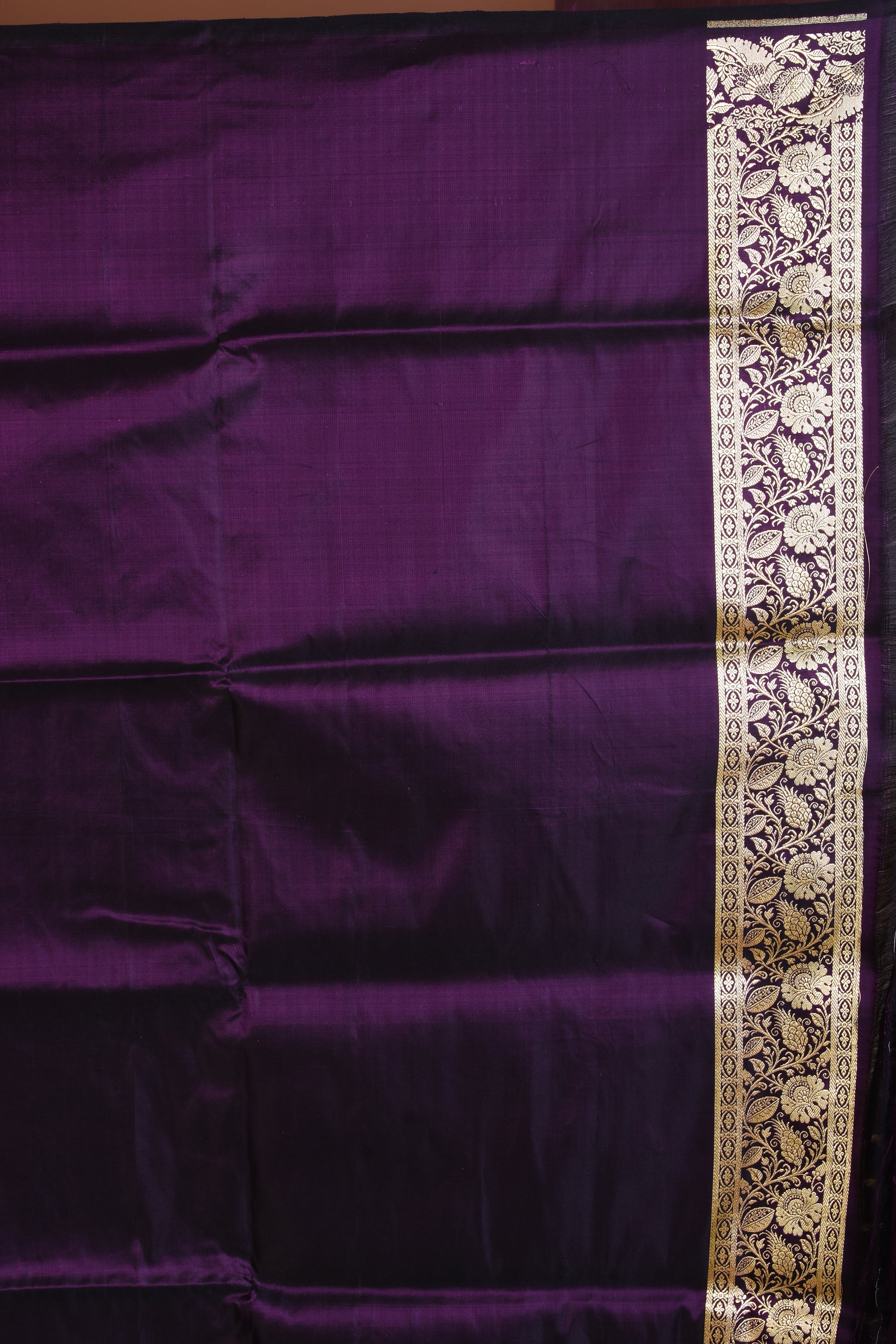 Deep Violet Banarasi Saree - Keya Seth Exclusive