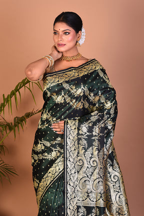 Deep Green Banarasi Saree - Keya Seth Exclusive