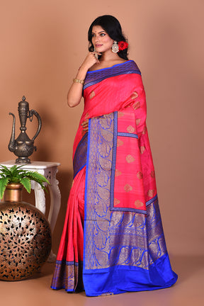 Pink Pure Tussar Silk - Keya Seth Exclusive