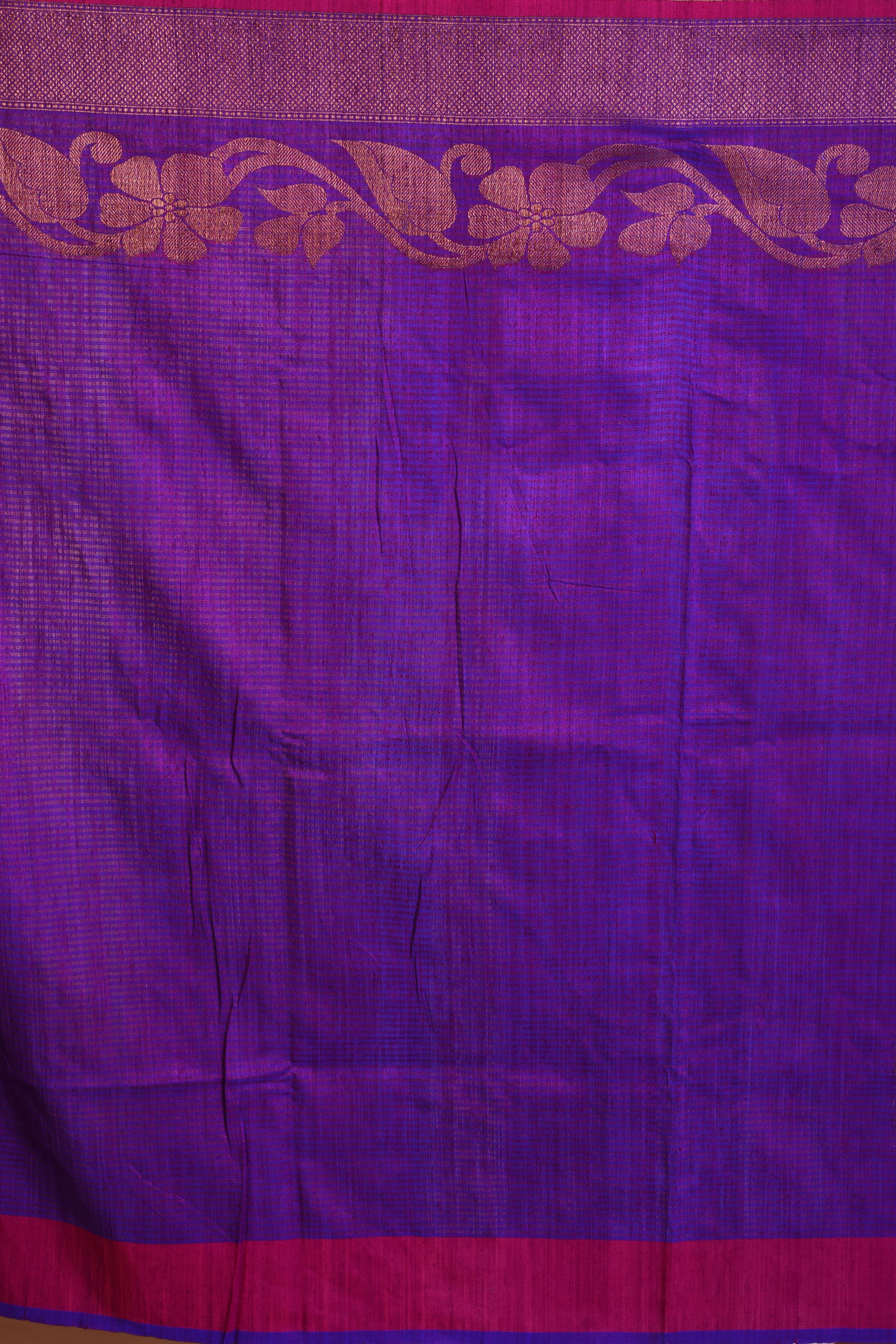 Beautiful Pure Purple Tussar Silk Saree - Keya Seth Exclusive