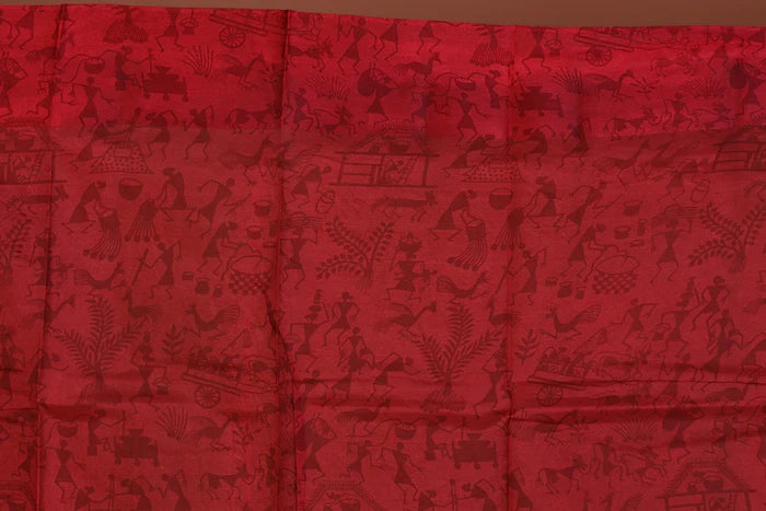 Yellow Blended Printed Silk Saree - Keya Seth Exclusive