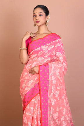Pink Blended Organza Saree - Keya Seth Exclusive