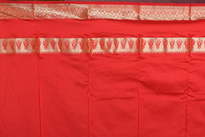 Parrot Green with Red Borders Pure Kanjivaram Saree - Keya Seth Exclusive