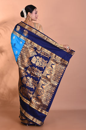 Gorgeous Blue Kanjivaram Saree - Keya Seth Exclusive