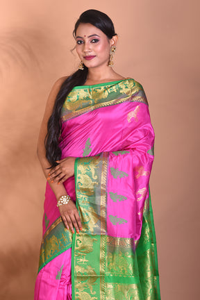 Beautiful Pink Kanjivaram Saree - Keya Seth Exclusive