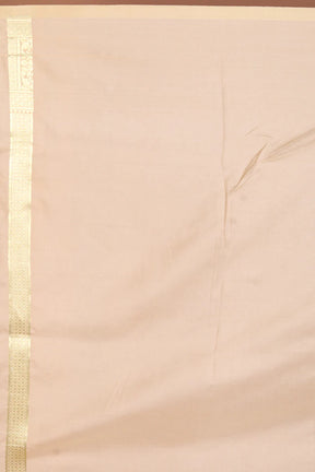 Offwhite Blended Silk Saree - Keya Seth Exclusive