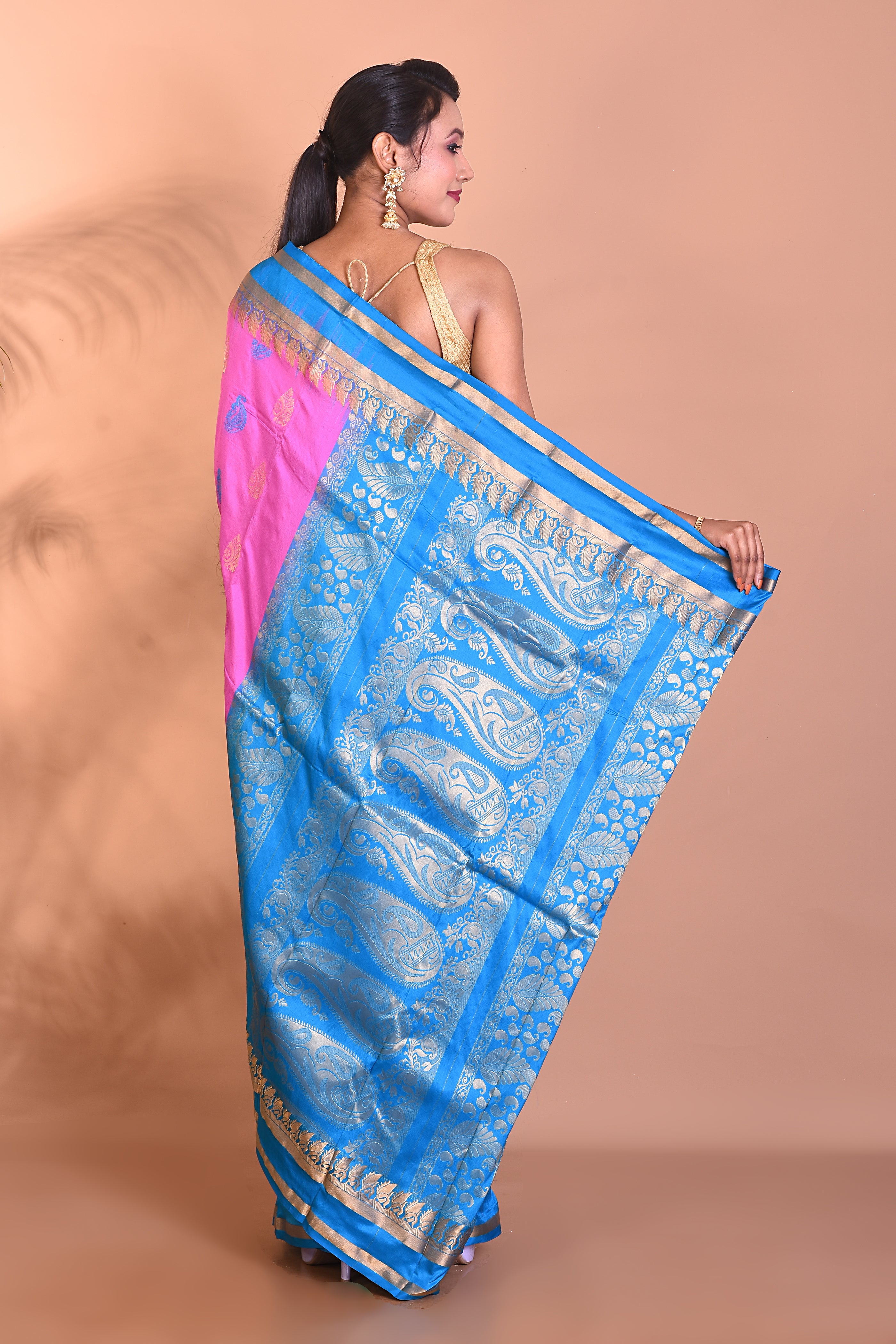 Beautiful Pink Kanjivaram Saree - Keya Seth Exclusive