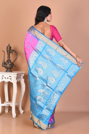 Gorgeous Light Pink Kanjivaram Saree - Keya Seth Exclusive