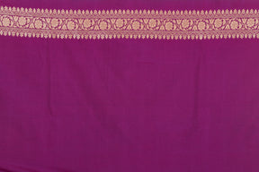 Purple Semi Katan Saree - Keya Seth Exclusive