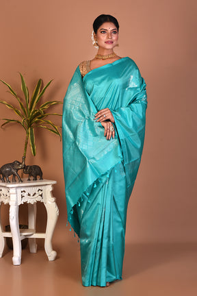 Gorgeous Light Green Kanjivaram Saree - Keya Seth Exclusive