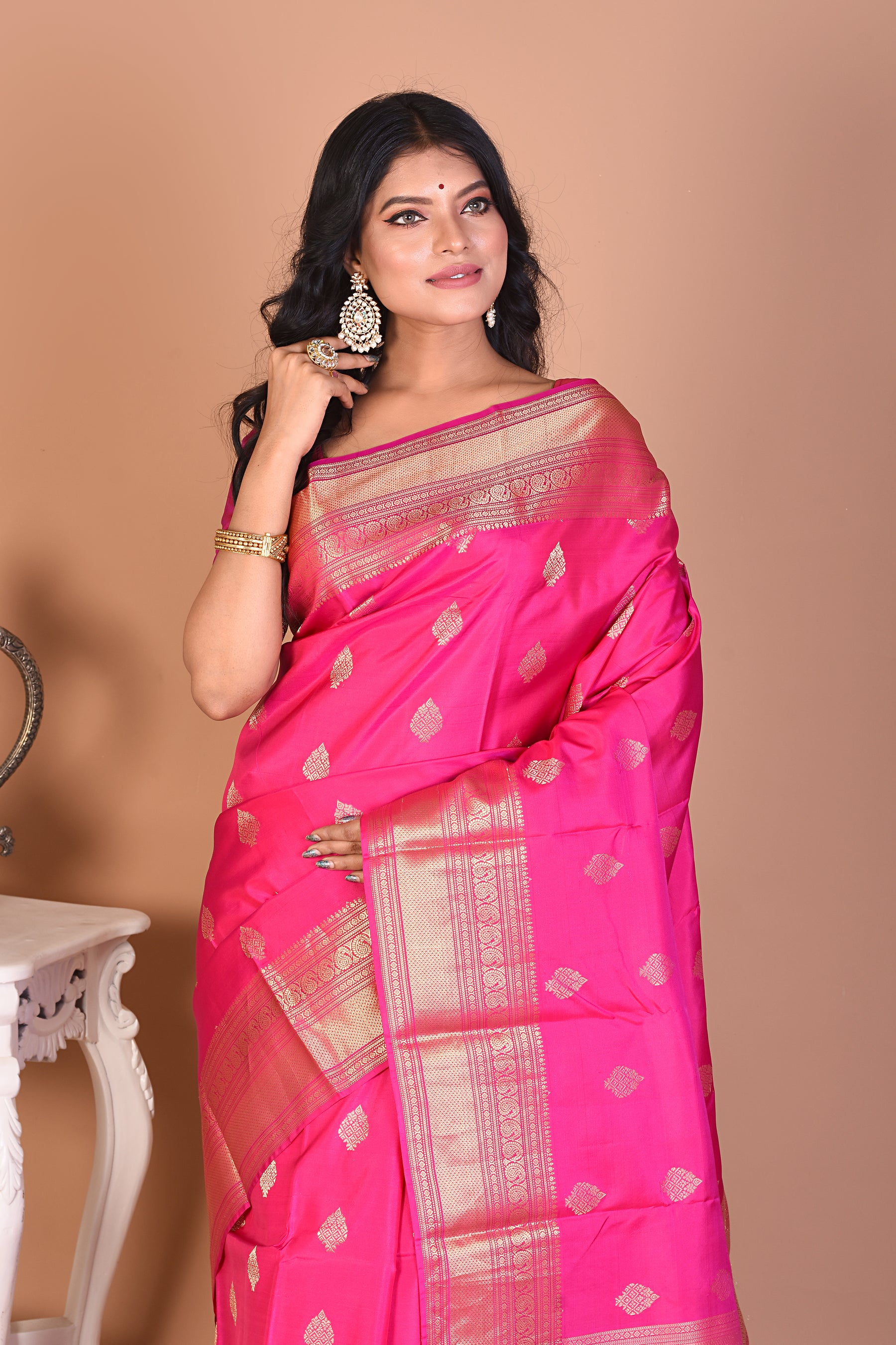 Gorgeous Pink Kanjivaram Saree - Keya Seth Exclusive