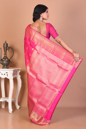 Gorgeous Pink Kanjivaram Saree - Keya Seth Exclusive