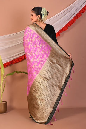 Purple Blended Khaddi Saree - Keya Seth Exclusive