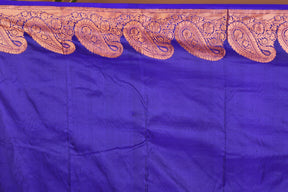 Navy Blue Pure Kanjivaram Saree - Keya Seth Exclusive