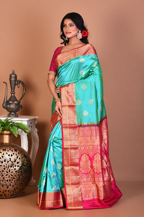 Elegant Light Green Kanjivaram Saree - Keya Seth Exclusive