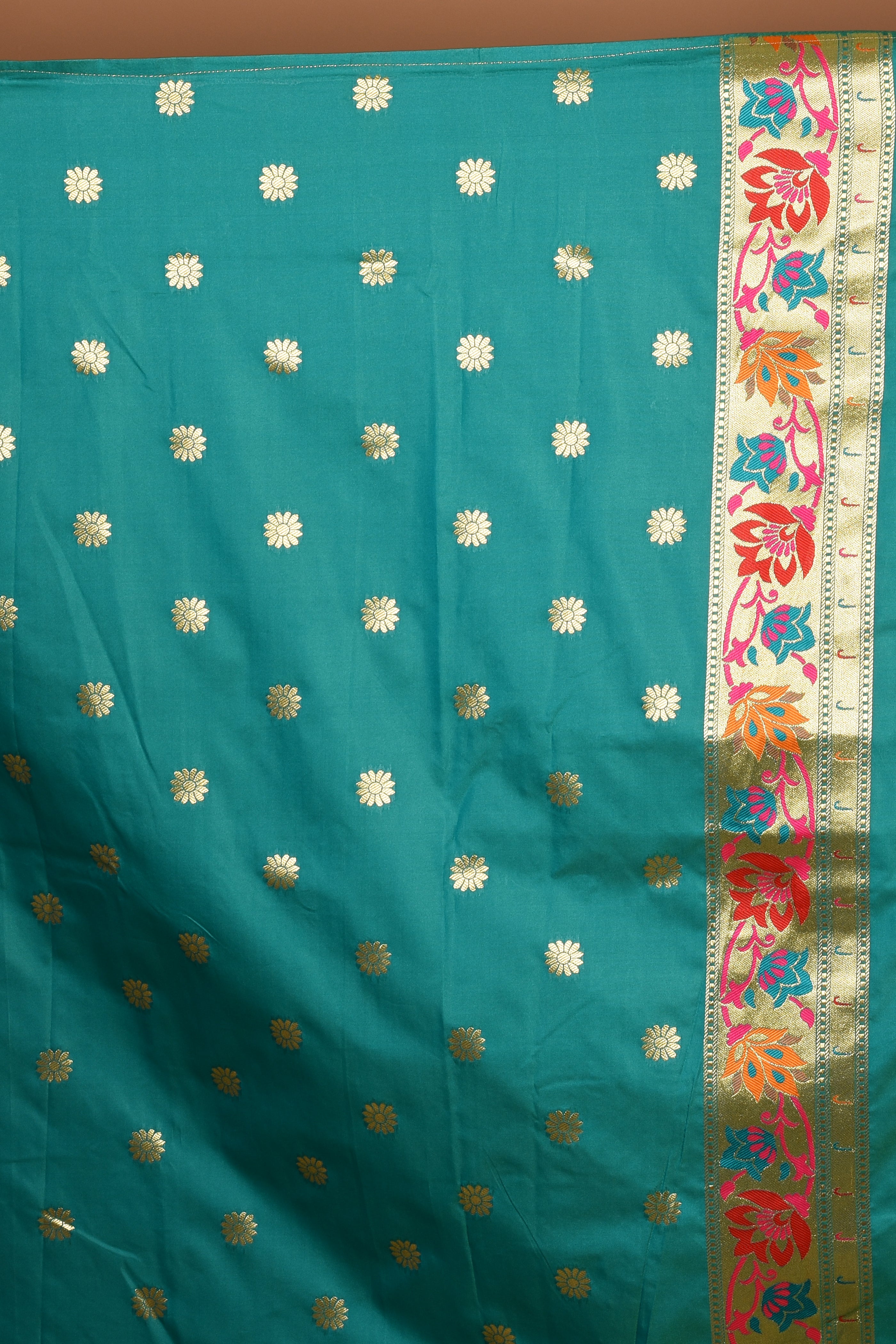 Rama Green Blended Paithani Saree - Keya Seth Exclusive