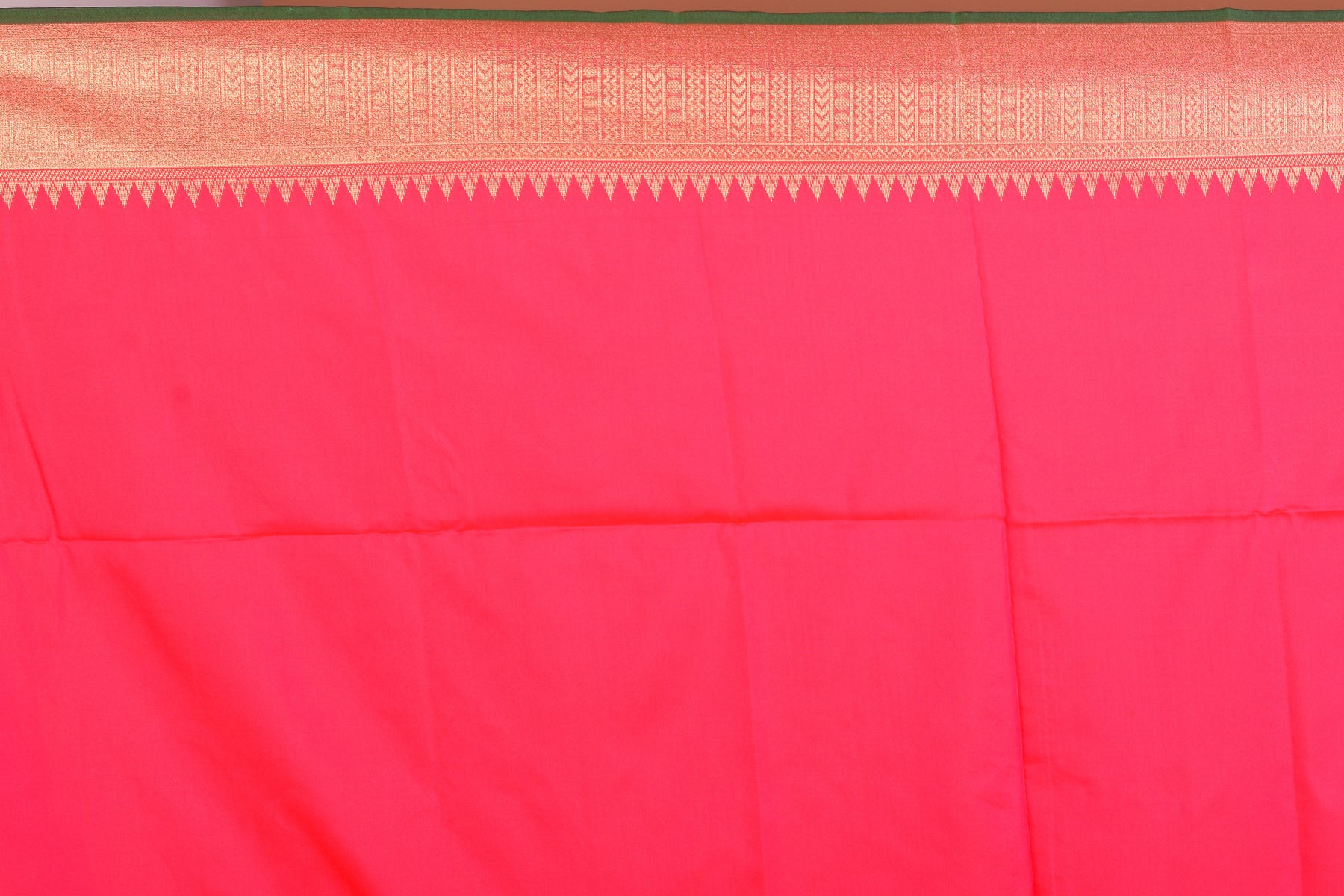 Orange Blended Silk Saree with Blouse Piece - Keya Seth Exclusive