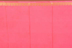 Light Pink Single Colored Blended Silk Saree with Blouse Piece - Keya Seth Exclusive