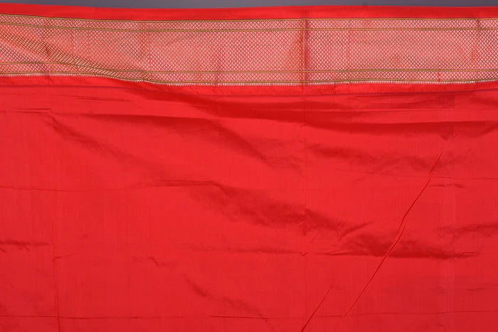 Bottle Green Blended Paithani Saree with Zari Work - Keya Seth Exclusive