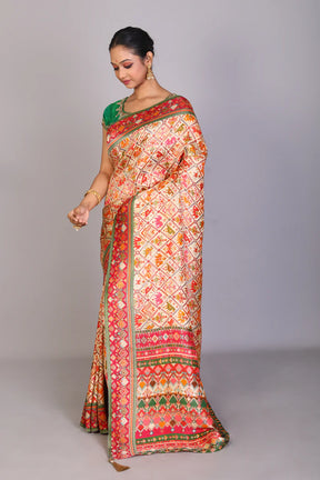 Multicolored Blended Silk Saree - Keya Seth Exclusive