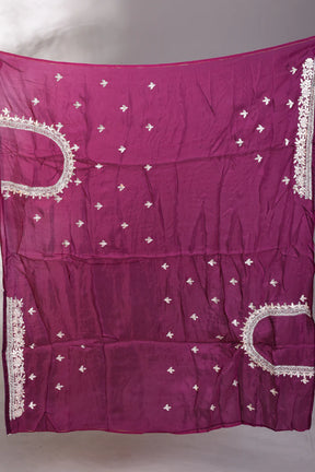 Fancy Wine Jimmy Choo Saree - Keya Seth Exclusive