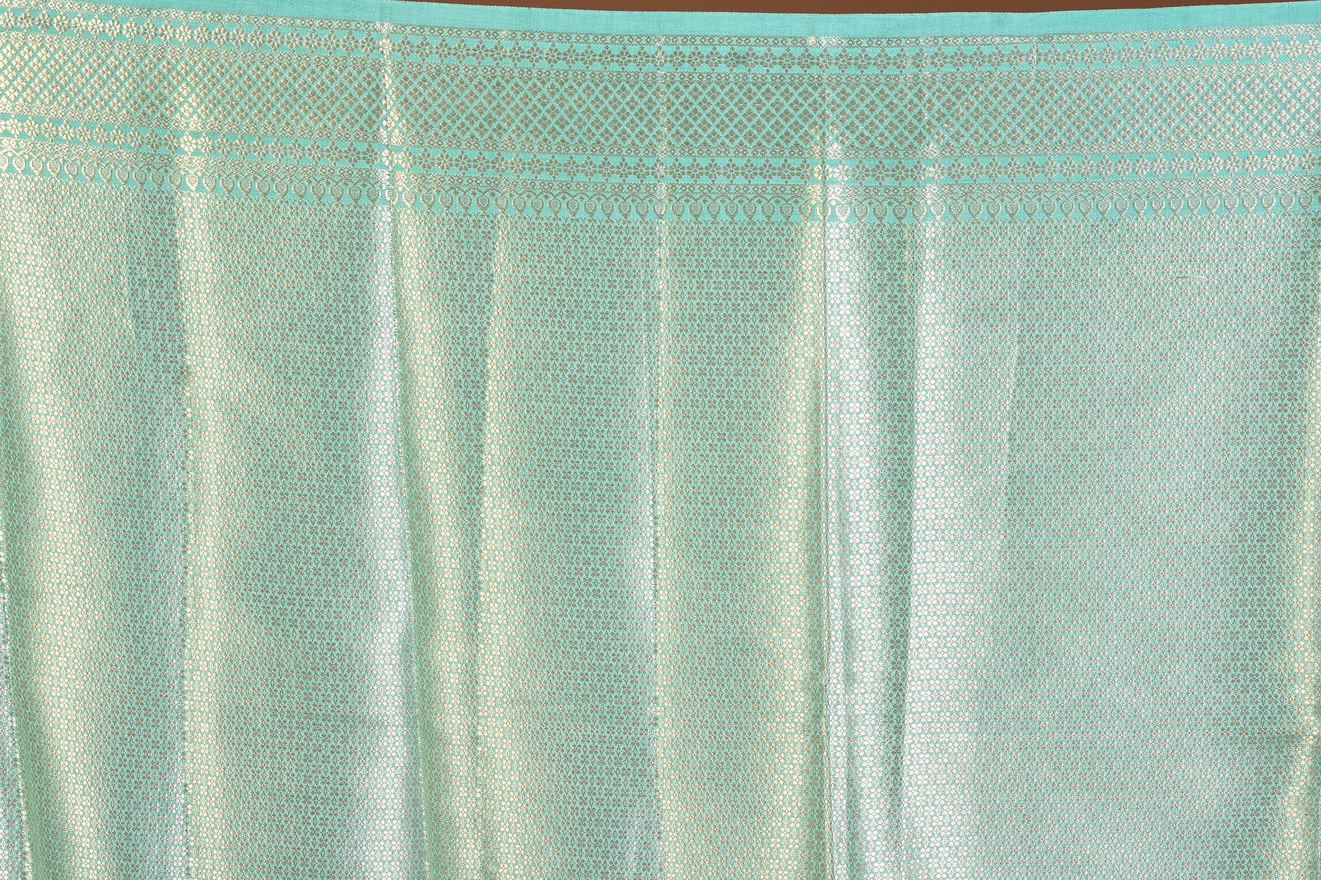 Beautiful Light Green Pure Chiniya Saree - Keya Seth Exclusive