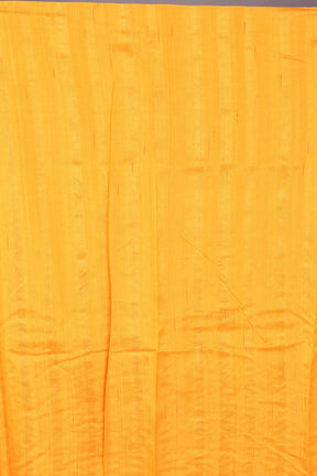 Yellow Blended Silk Saree with Threadwork - Keya Seth Exclusive