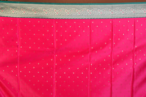 Pink Blended Katan Silk Saree - Keya Seth Exclusive