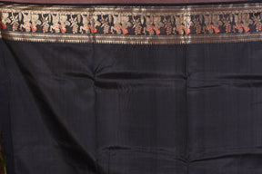 Elegant Black Pure Baluchari Saree - Keya Seth Exclusive