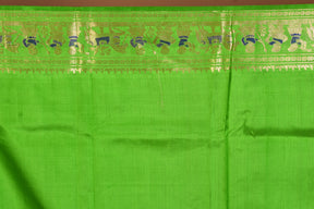 Elegant Light Green Pure Baluchari Saree - Keya Seth Exclusive