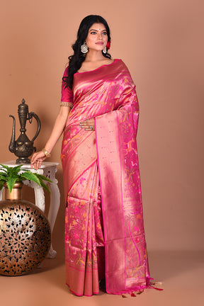 Pink Art Silk saree - Keya Seth Exclusive