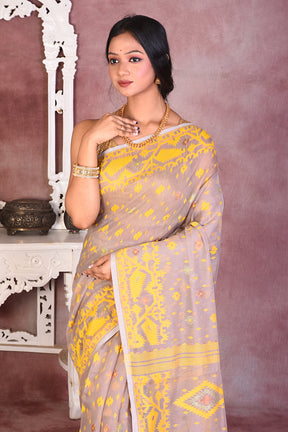 Light Brown Jamdani - Keya Seth Exclusive