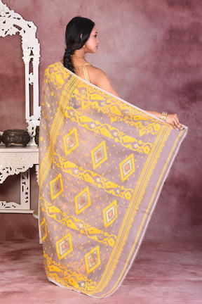 Light Brown Jamdani - Keya Seth Exclusive